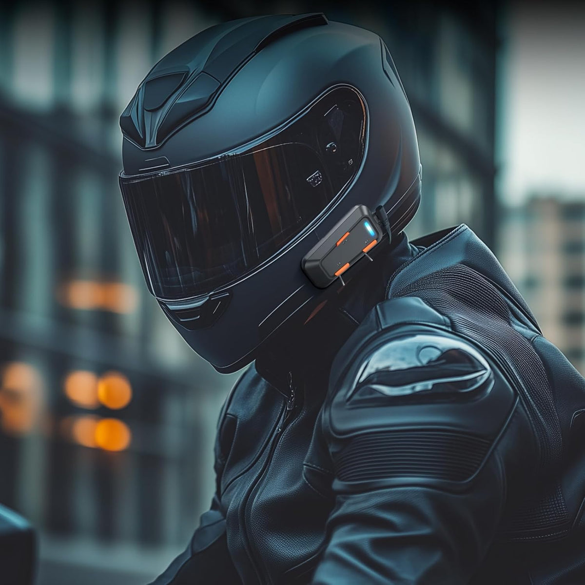 EDYELL C1 Helmet Bluetooth Headsets,IPX5 Waterproof Motorcycle