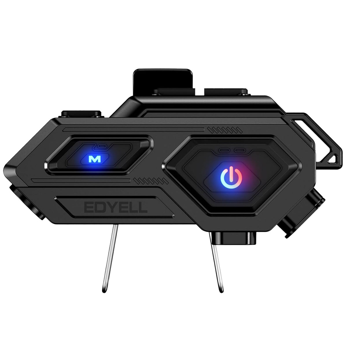 EDYELL C8 Motorcycle Bluetooth Headsets, LED Emergency Light